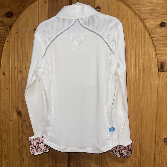 Equestrian girls long-sleeved show shirt - Picture 2 of 6